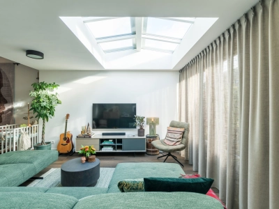 Daglicht via de dakramen – Huizen